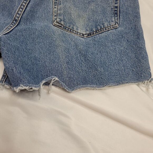 VINTAGE 90s jean shorts Ralph Lauren cutoff distressed denim XL - Picture 12 of 17
